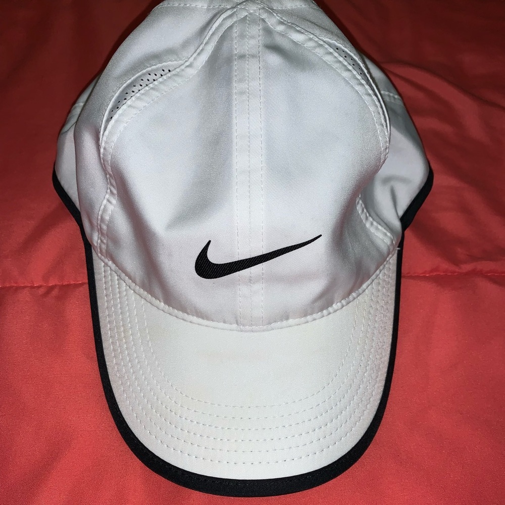 White and Black Nike Hat